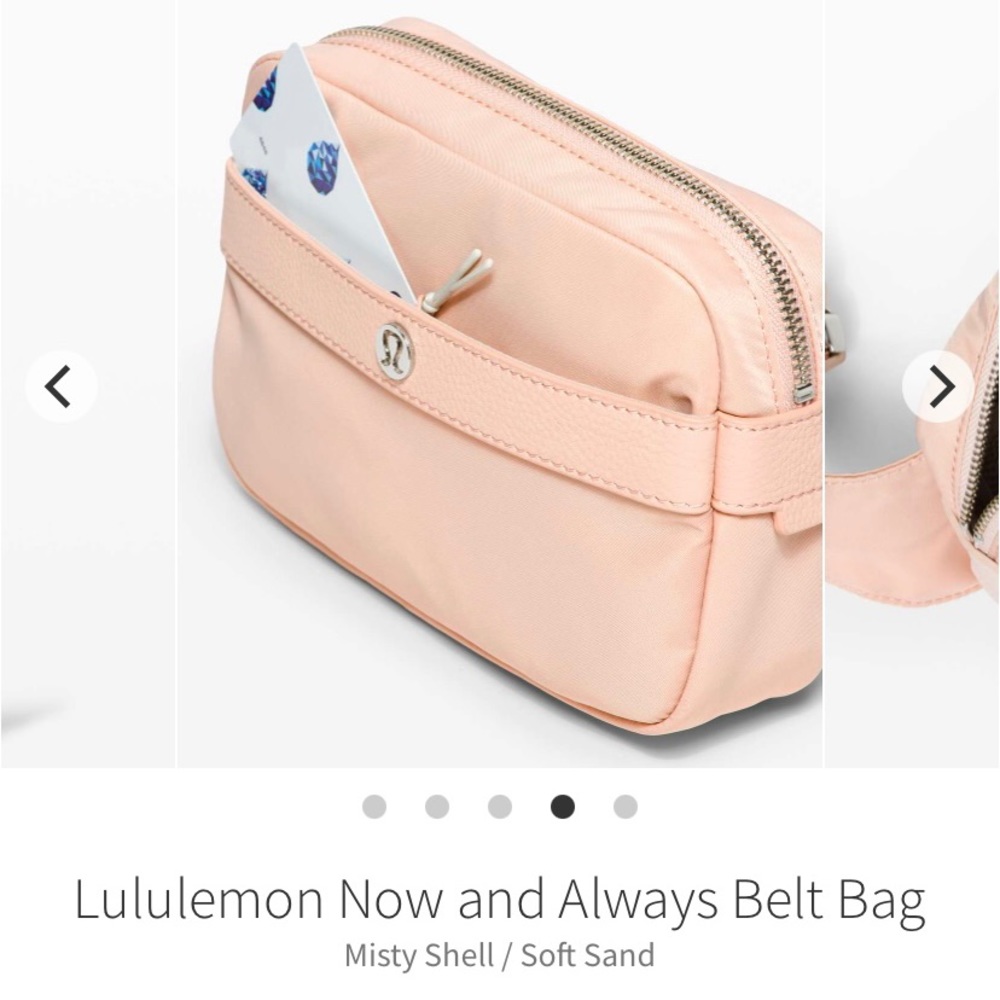 Lululemon now and always belt bag